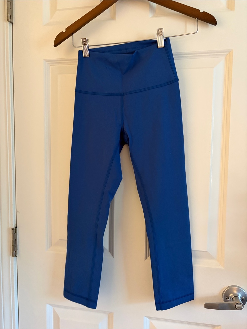 lululemon Blue High-Rise Capri Leggings